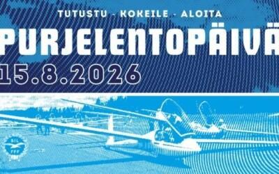 Purjelentopäivä 15.8.2026